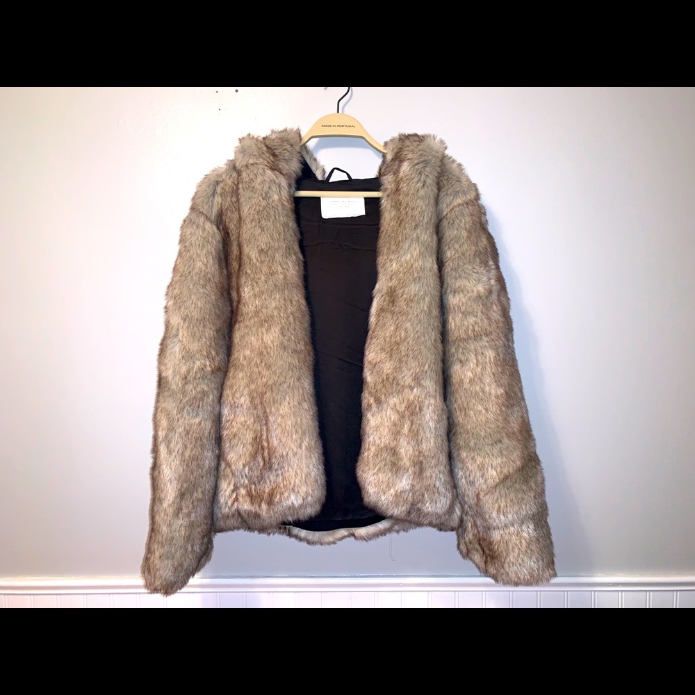 ZARA Faux Fur Jacket